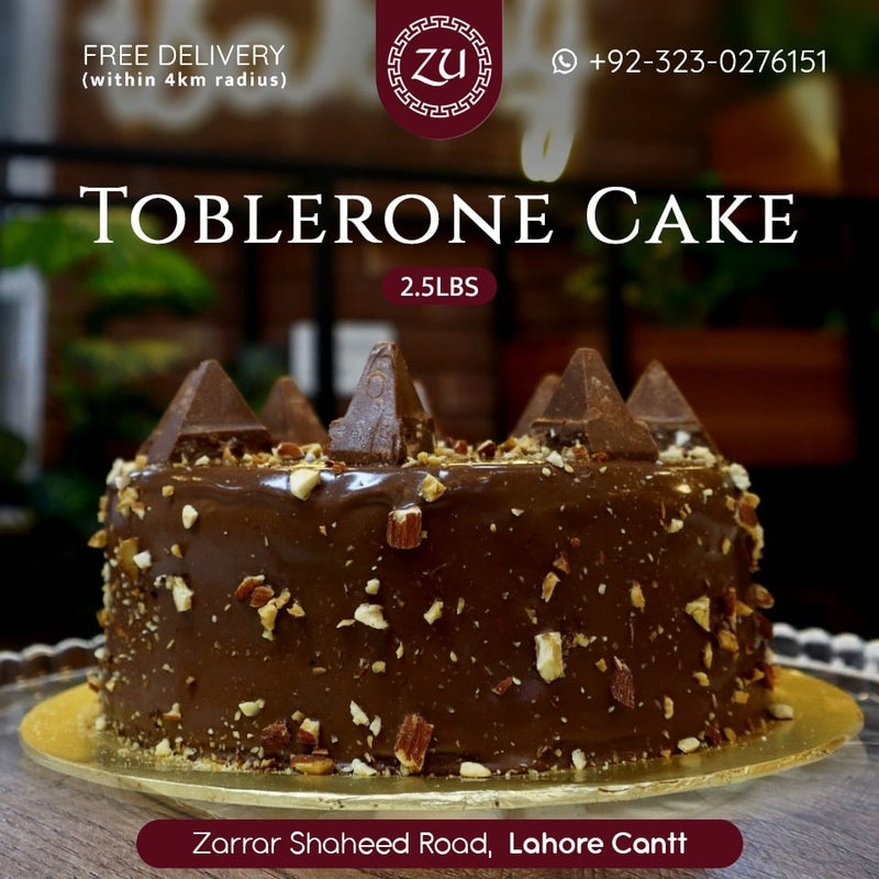 Toblerone chocolate cake with almonds available in S'pore for S$9.26 -  Mothership.SG - News from Singapore, Asia and around the world